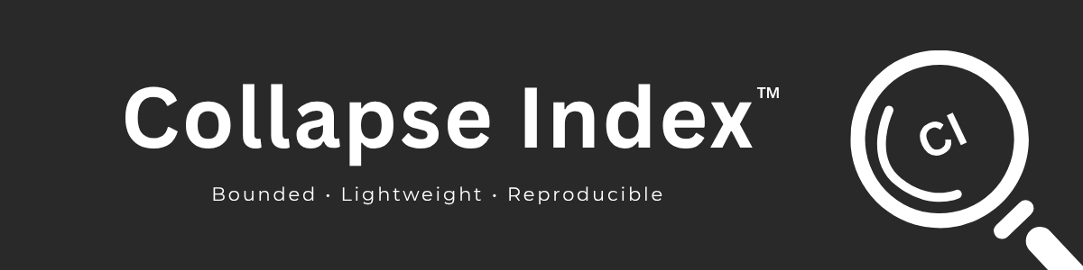 Collapse Index banner